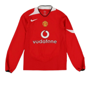 Camiseta Retro Manchester United 2004/06 Manga Larga