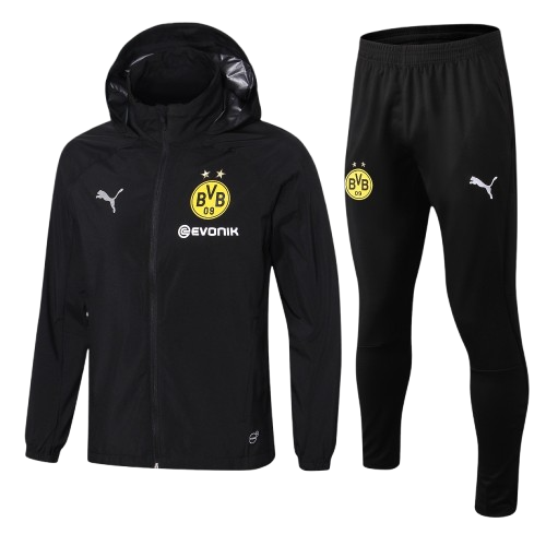 Chándal con Cortavientos Borussia Dortmund | Black Design Chándal con Cortavientos Borussia Dortmund | Black Design