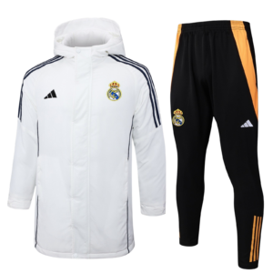 Chándal con Chaquetón Real Madrid | White & Gold