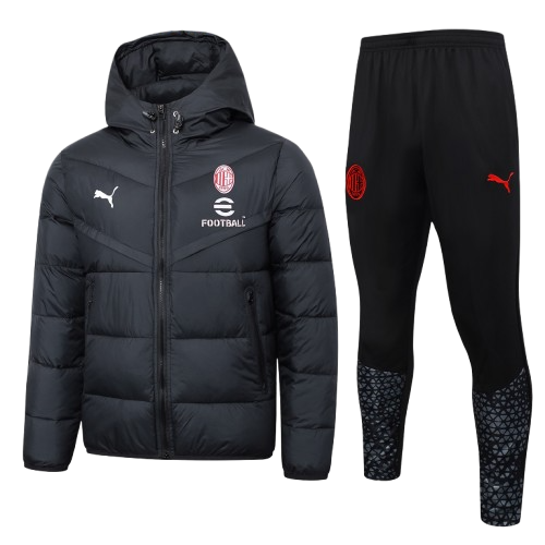 Chándal con Chaquetón AC Milán | Full Black Chándal con Chaquetón AC Milán | Full Black