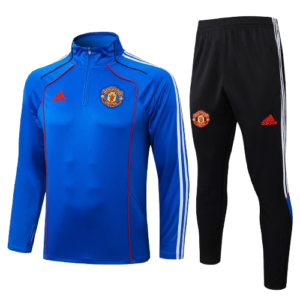 Chándal Manchester United | Azul Media Cremallera